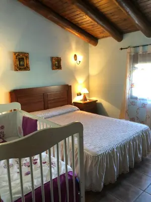 Cama o camas de una habitación en Cortijo Álamo 2
