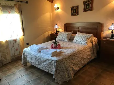 Cama o camas de una habitación en Cortijo Álamo 2
