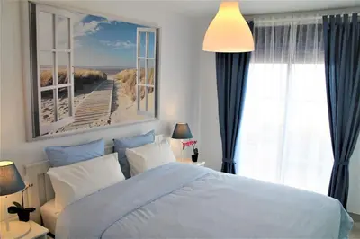 Cama o camas de una habitación en Panoramic Atalaya