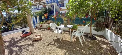 Jardín al aire libre en Casa Chiki