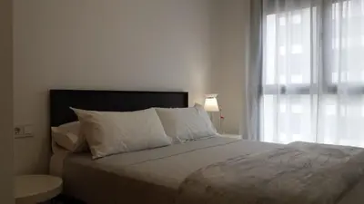Cama o camas de una habitación en Apartamento Villa Pepita
