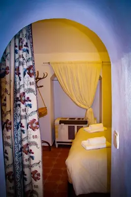 Cama o camas de una habitación en Cueva la kililla