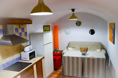 Una cocina o zona de cocina en Cueva la kililla