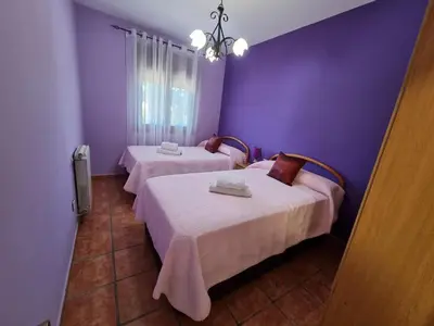 Cama o camas de una habitación en Casa Rural LaKika