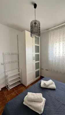 Cama o camas de una habitación en Apartamento en Carboneras