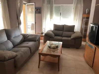 Zona de estar de Apartamento las Yucas - Aguilas