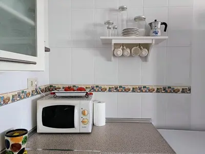 Una cocina o zona de cocina en apartamento en el parque natural del cabo de gata