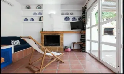 Una televisión o centro de entretenimiento en Las Casillas Del Cabo