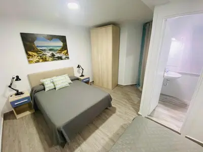 Cama o camas de una habitación en Pension Ramonetero
