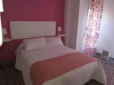 Cama o camas de una habitación en PISO CON VISTAS AL MAR