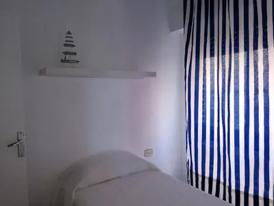 Cama o camas de una habitación en PISO CON VISTAS AL MAR