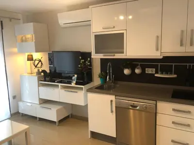 Una cocina o zona de cocina en Apartamento Tres Pinos