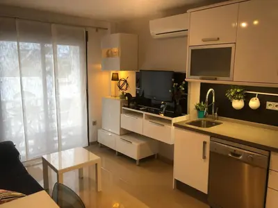 Una cocina o zona de cocina en Apartamento Tres Pinos