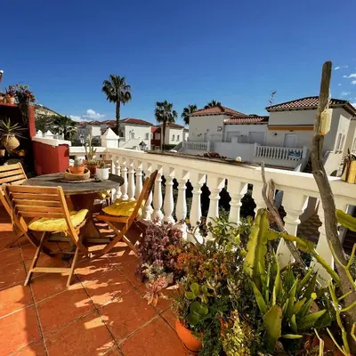 Un balcón o terraza de Sally del Mar - Nudist Naturist