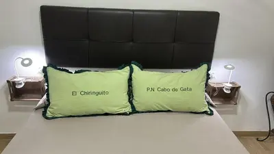 Cama o camas de una habitación en El Chiringuito