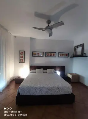 Cama o camas de una habitación en Disfruta Águilas