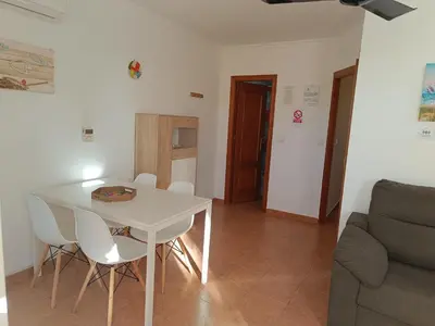 Zona de estar de Bahía de Vera Apartamento Luisa