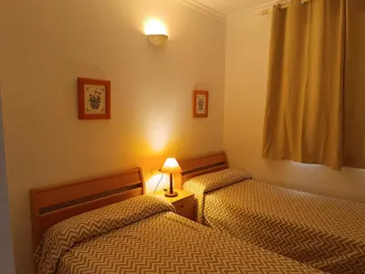 Cama o camas de una habitación en Vera Natura, Apartamento Carmen