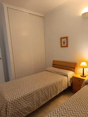 Cama o camas de una habitación en Vera Natura, Apartamento Carmen