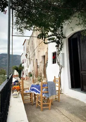 Paisaje cerca of this country house