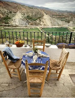Paisaje cerca of this country house