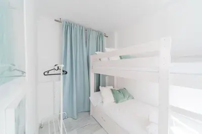 Cama o camas de una habitación en Expoholidays - Vistas Puerto Aguadulce