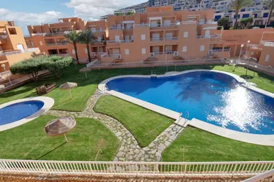Piscina en o cerca de Seaside Apartment in Mojácar + Pool