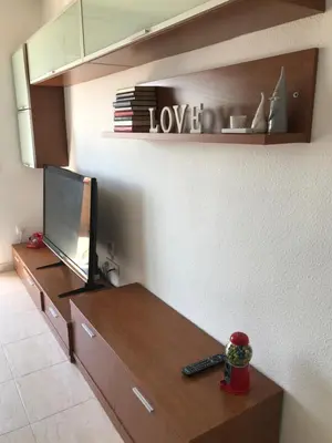 Una televisión o centro de entretenimiento en Apartamento Barlovento