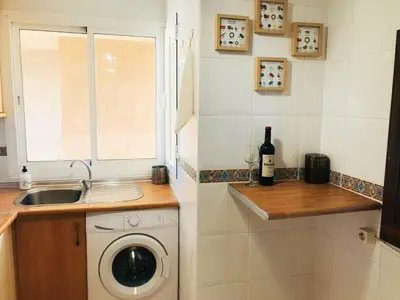 Una cocina o zona de cocina en Apartamento Barlovento