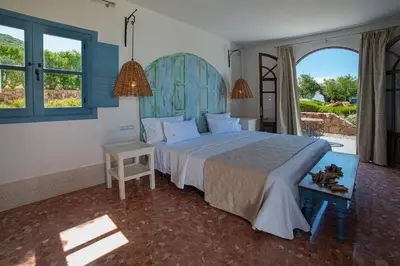 Cama o camas de una habitación en Finca Maltes San José