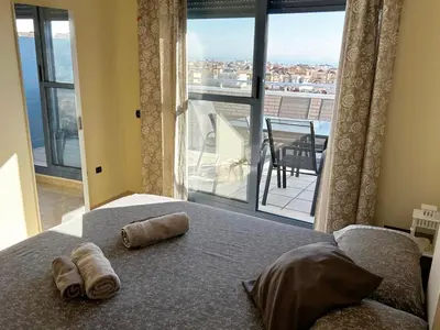 Cama o camas de una habitación en Las Salinas