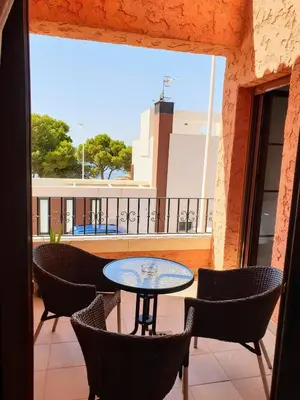 Un balcón o terraza de House Parra
