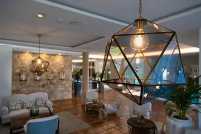 Zona de estar de Jardines de la Mata Boutique Beach