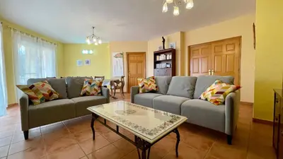 Zona de estar de Villa Clairol