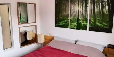 Cama o camas de una habitación en ¡ VAMOS A LA PLAYA !