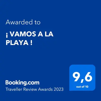Certificado, premio, señal o documento que está expuesto en ¡ VAMOS A LA PLAYA !