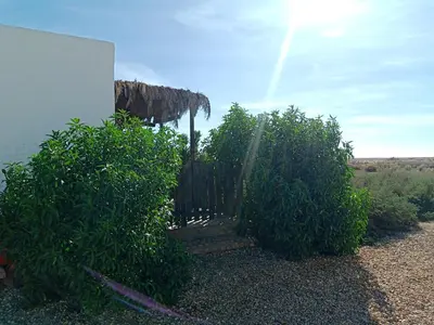 Jardín al aire libre en Cortijo Los Flamencos