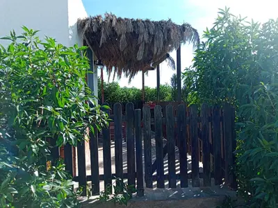 Jardín al aire libre en Cortijo Los Flamencos