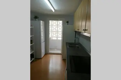 Una cocina o zona de cocina en ese&uve alojamientos