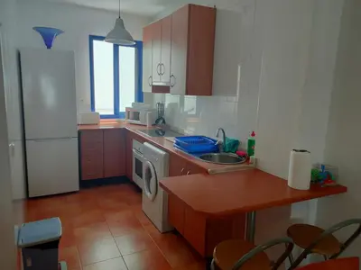 Una cocina o zona de cocina en Apartamento en pleno Parque Natural Cabo de Gata, Isleta del Moro