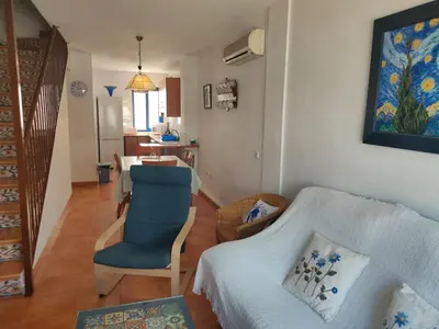 Zona de estar de Apartamento en pleno Parque Natural Cabo de Gata, Isleta del Moro