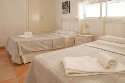 Cama o camas de una habitación en Apartamento EL CABO VI