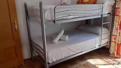 Cama o camas de una habitación en Apartamento San Jose
