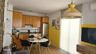 Una cocina o zona de cocina en Apartamento Yellow Garrucha