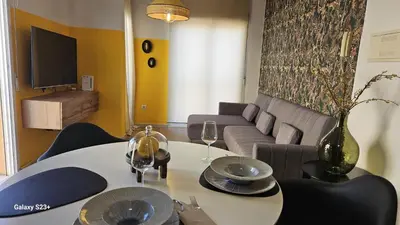 Zona de estar de Apartamento Yellow Garrucha