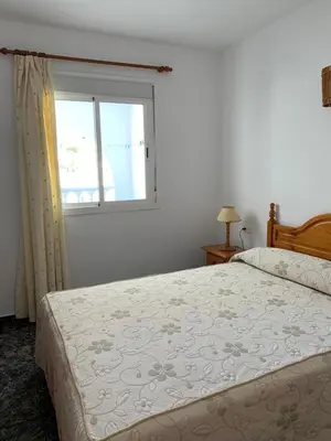 Cama o camas de una habitación en Vivienda Rural Manolo