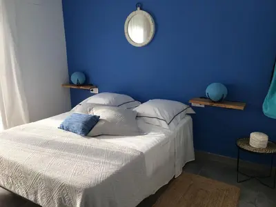 Cama o camas de una habitación en Casa Sol y Luz - casa rural