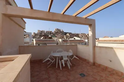 Un balcón o terraza de Casa Azul