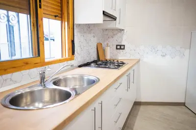 Una cocina o zona de cocina en La Pequeña