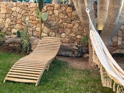Jardín al aire libre en Apartamento en villa bellavista